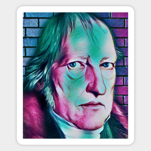 Georg Wilhelm Friedrich Hegel Portrait | Georg Wilhelm Friedrich Hegel Artwork 5 Magnet by JustLit